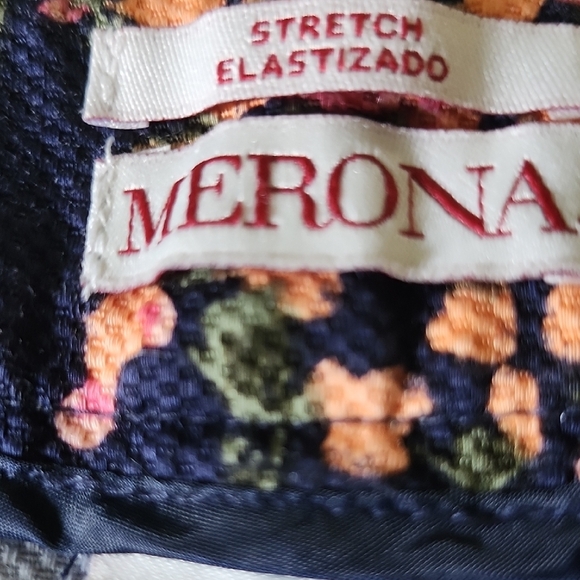 Merona Floral Print Pants - Blue and Black - Picture 5 of 6